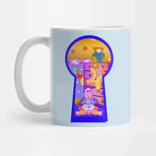 Hide and peek friends-3 Mug